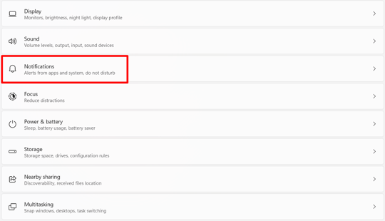 Notifications
