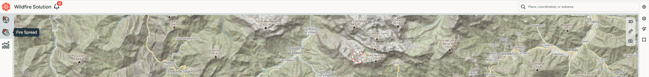 locate fire spread