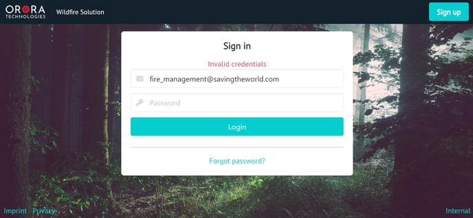 Resetting password 1